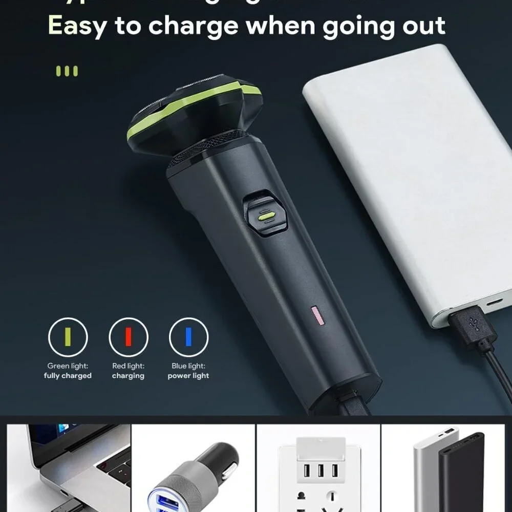 Electric Razor for Men - Electric Shavers for Men with Magnetic Detachable Head